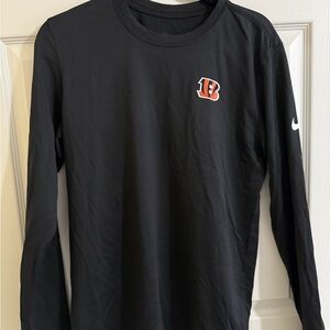 Nike Black Long Sleeve Shirt with Logo